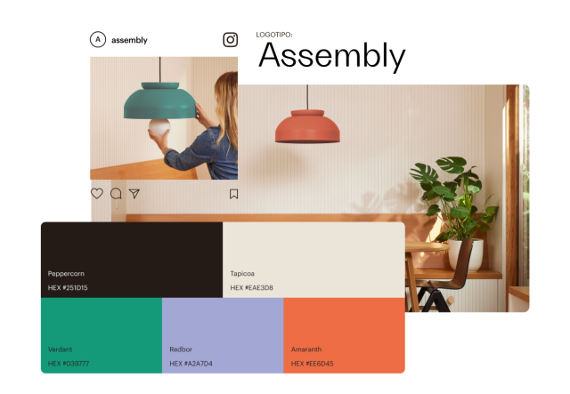 El asistente creativo de Mailchimp genera una paleta de colores personalizada a partir de imágenes utilizadas en campañas web y de redes sociales.